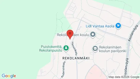 Apartments for rent i Vantaa - kort over placeringen