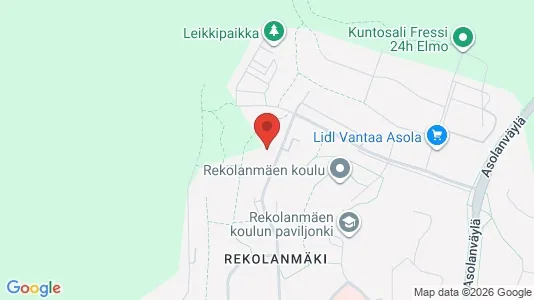 Apartments for rent i Vantaa - kort over placeringen