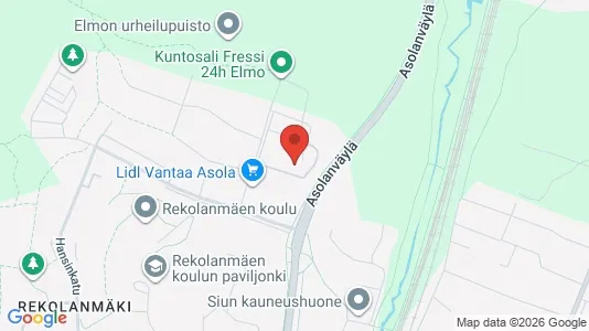 Apartments for rent i Vantaa - kort over placeringen