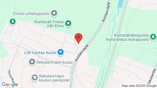 Apartments for rent i Vantaa - kort over placeringen