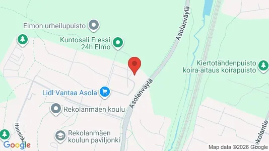 Apartments for rent i Vantaa - kort over placeringen