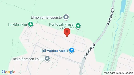 Apartments for rent i Vantaa - kort over placeringen