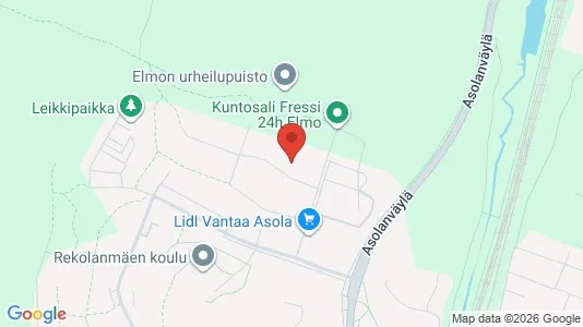 Apartments for rent i Vantaa - kort over placeringen