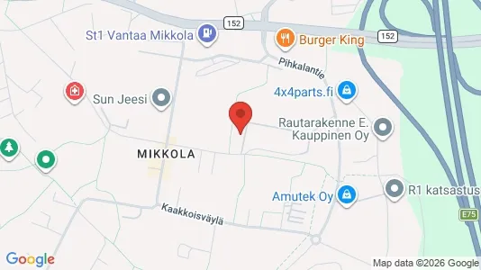 Apartments for rent i Vantaa - kort over placeringen