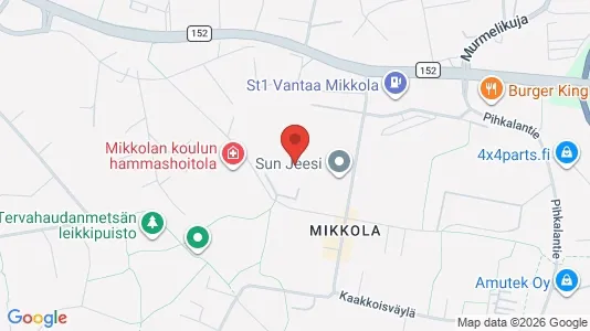Apartments for rent i Vantaa - kort over placeringen