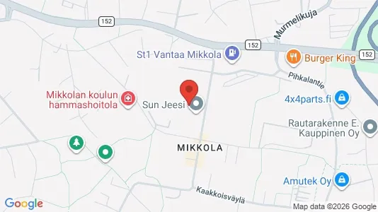 Apartments for rent i Vantaa - kort over placeringen