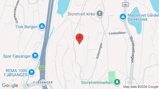 Apartments for rent i Bergen Årstad - kort over placeringen