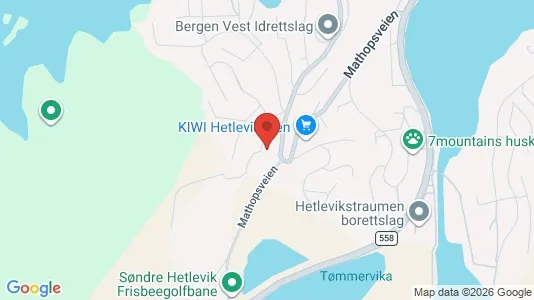 Apartments for rent i Bergen Laksevåg - kort over placeringen