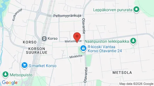 Apartments for rent i Vantaa - kort over placeringen