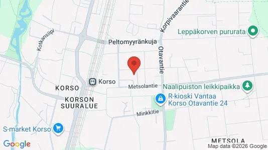 Apartments for rent i Vantaa - kort over placeringen