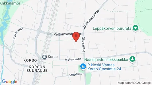 Apartments for rent i Vantaa - kort over placeringen