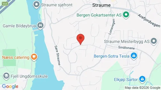 Apartments for rent i Fjell - kort over placeringen