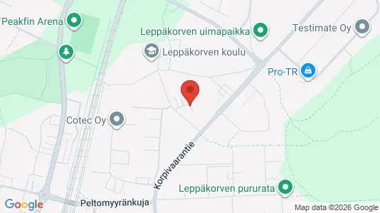 Apartments for rent i Vantaa - kort over placeringen