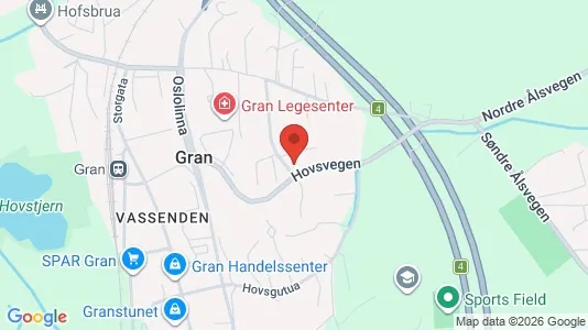 Apartments for rent i Modum - kort over placeringen