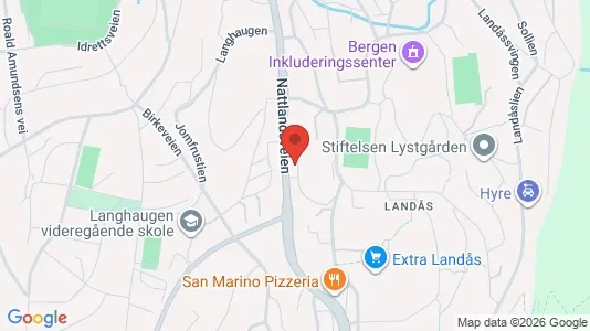 Apartments for rent i Bergen Årstad - kort over placeringen