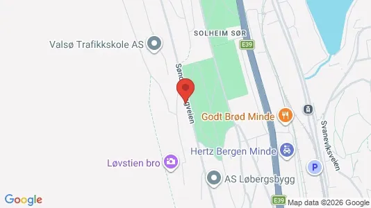 Apartments for rent i Bergen Årstad - kort over placeringen