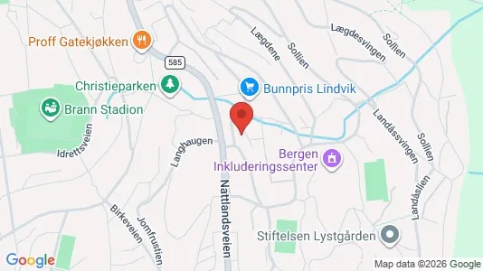 Apartments for rent i Bergen Årstad - kort over placeringen