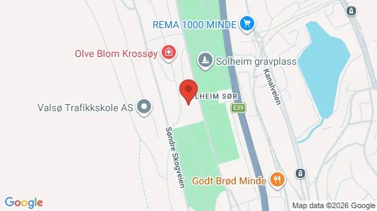Apartments for rent i Bergen Årstad - kort over placeringen