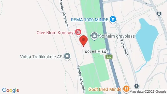 Apartments for rent i Bergen Årstad - kort over placeringen