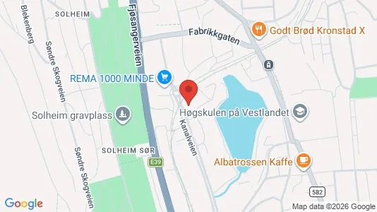 Apartments for rent i Bergen Årstad - kort over placeringen