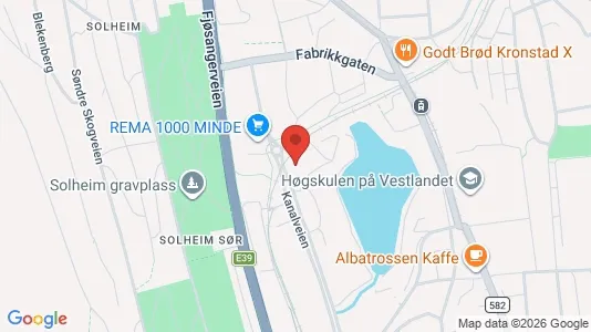 Apartments for rent i Bergen Årstad - kort over placeringen