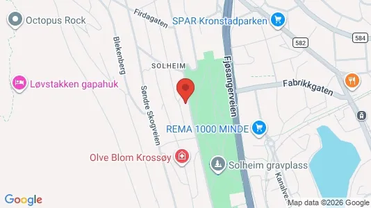 Apartments for rent i Bergen Årstad - kort over placeringen