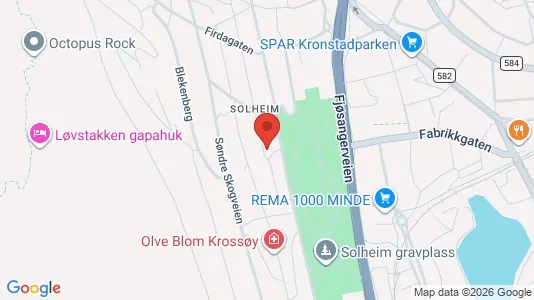 Apartments for rent i Bergen Årstad - kort over placeringen
