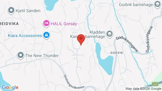 Rooms for rent i Bergen Laksevåg - kort over placeringen