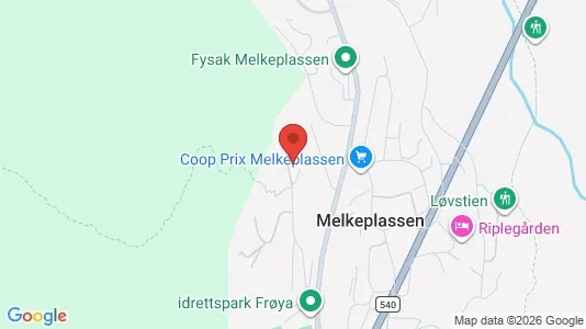 Rooms for rent i Bergen Laksevåg - kort over placeringen