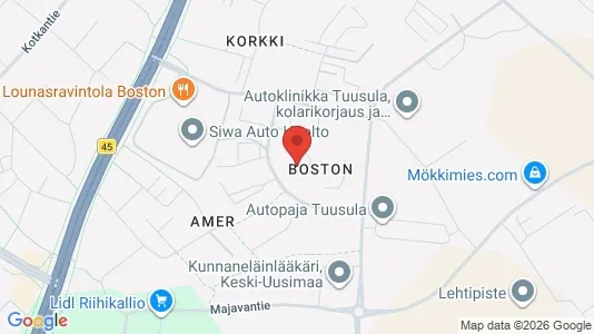 Apartments for rent i Tuusula - kort over placeringen