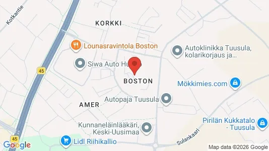 Apartments for rent i Tuusula - kort over placeringen
