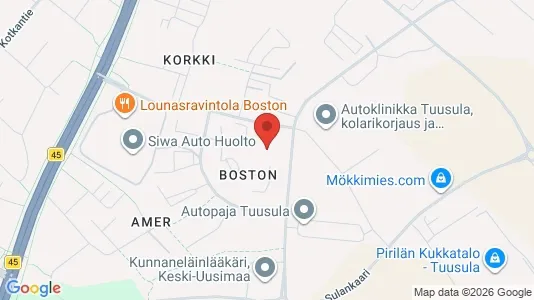 Apartments for rent i Tuusula - kort over placeringen