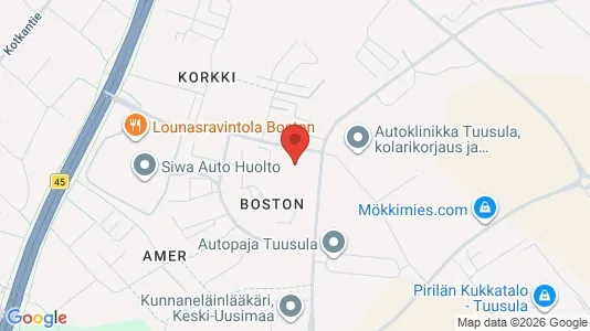 Apartments for rent i Tuusula - kort over placeringen
