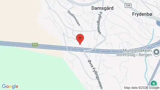 Apartments for rent i Bergen Laksevåg - kort over placeringen