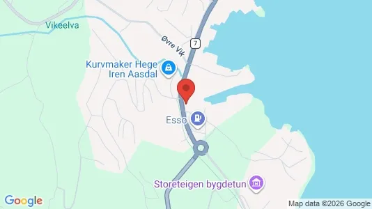 Apartments for rent i Kvam - kort over placeringen
