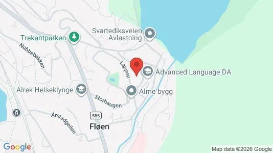 Apartments for rent i Bergen Bergenhus - kort over placeringen