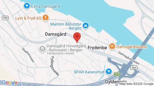 Apartments for rent i Bergen Laksevåg - kort over placeringen