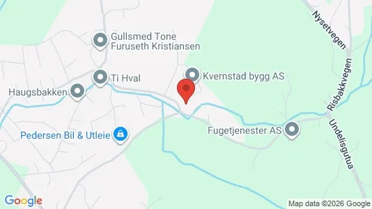 Apartments for rent i Gran - kort over placeringen