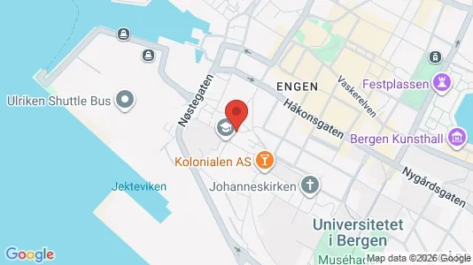 Apartments for rent i Bergen Bergenhus - kort over placeringen