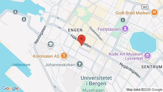 Apartments for rent i Bergen Bergenhus - kort over placeringen