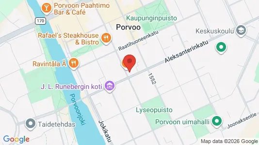 Apartments for rent i Porvoo - kort over placeringen