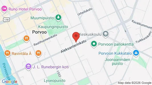 Apartments for rent i Porvoo - kort over placeringen