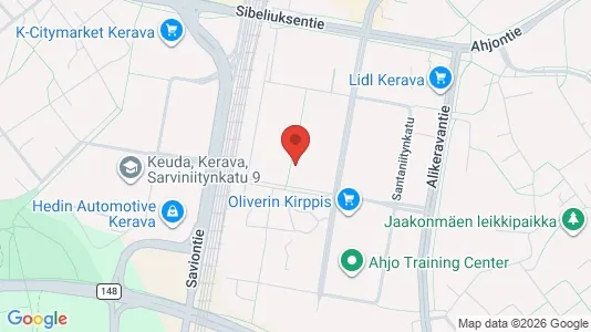 Apartments for rent i Kerava - kort over placeringen