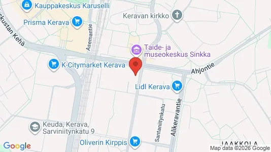 Apartments for rent i Kerava - kort over placeringen