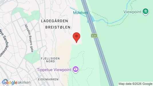 Apartments for rent i Bergen Bergenhus - kort over placeringen