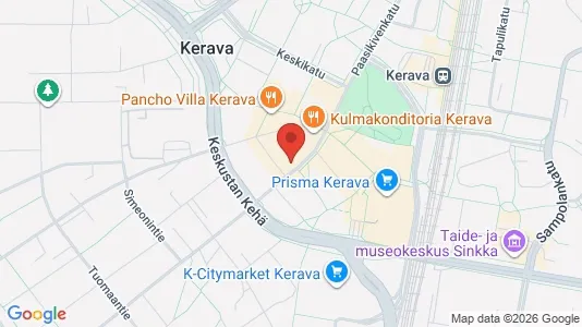 Apartments for rent i Kerava - kort over placeringen