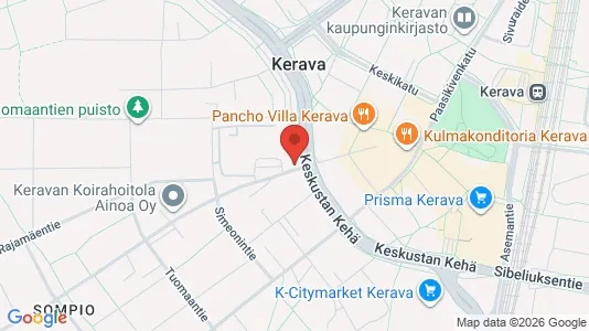 Apartments for rent i Kerava - kort over placeringen