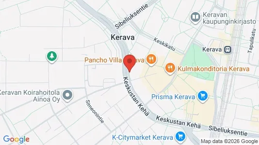 Apartments for rent i Kerava - kort over placeringen