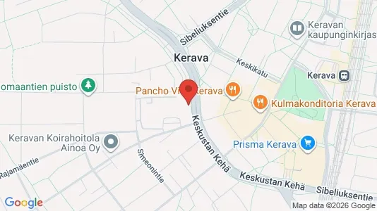 Apartments for rent i Kerava - kort over placeringen