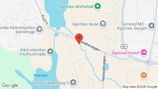 Apartments for rent i Fjell - kort over placeringen